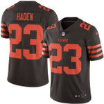 Men's Cleveland Browns #23 Joe Haden Nike Brown Color Rush Limited Jersey Nfl