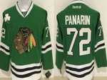 Men's Chicago Blackhawks #72 Artemi Panarin Green Reebok Hockey Jersey Nhl