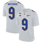 Pittsburgh Panthers 9 Jordan Whitehead White 150Th Anniversary Patch Nike College Football Jersey Ncaa