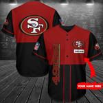 Personalize Baseball Jersey - San Francisco 49ers Personalized Baseball Jersey Shirt 158 - Baseball Jersey LF