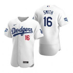 Los Angeles Dodgers #16 Will Smith White 2020 World Series Champions Jersey Mlb