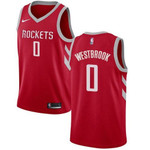 Nike Rockets #0 Russell Westbrook Red Nba Swingman Icon Edition Jersey Nba