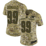 Nike Rams #99 Aaron Donald Camo Women's Stitched Nfl Limited 2018 Salute To Service Jersey Nfl- Women's