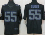 Nike Baltimore Ravens #55 Terrell Suggs Black Impact Limited Jersey Nfl
