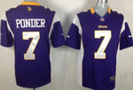Nike Minnesota Vikings #7 Christian Ponder Purple Game Jersey Nfl