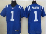 Nike Indianapolis Colts #1 Pat Mcafee Blue Elite Jersey Nfl