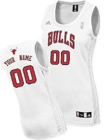 Personalize Jersey Womens Chicago Bulls Customized White Jersey Nba