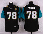 Men's Jacksonville Jaguars #78 Jermey Parnell Black Team Color Nfl Nike Elite Jersey Nfl