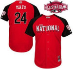National League San Francisco Giants #24 Willie Mays Red 2015 All-Star Game Player Jersey Mlb