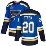 Blues #20 Alexander Steen Blue Home Stanley Cup Champions Stitched Hockey Jersey Nhl
