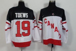 2014-15 Men's Team Canada #19 Jonathan Toews White 100Th Anniversary Jersey Nhl