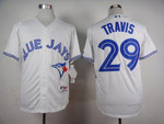 Men's Toronto Blue Jays #29 Devon Travis White Jersey Mlb