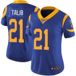 Nike Rams #21 Aqib Talib Royal Blue Alternate Women's Stitched Nfl Vapor Untouchable Limited Jersey Nfl- Women's