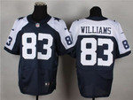 Nike Dallas Cowboys #83 Terrance Williams Blue Thanksgiving Elite Jersey Nfl