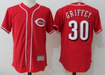 Men's Cincinnati Reds #30 Ken Griffey Jr Retired Red Cool Base Stitched Mlb Jersey Mlb