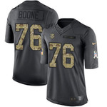 Men's Minnesota Vikings #76 Alex Boone Black Anthracite 2016 Salute To Service Stitched Nfl Nike Limited Jersey Nfl