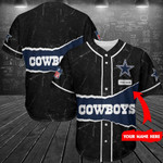 Personalize Baseball Jersey - Dallas Cowboys Personalized Baseball Jersey Shirt 138 - Baseball Jersey LF