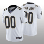 Personalize Jerseymen's New Orleans Saints Custom White Vapor Limited 100Th Season Jersey Nfl