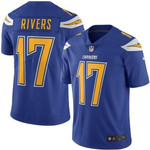 Nike Chargers #17 Philip Rivers Electric Blue Men's Stitched Nfl Limited Rush Jersey Nfl
