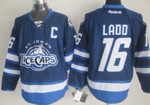 Winnipeg Jets #16 Andrew Ladd 2012 Blue Ice Caps Jersey Nhl