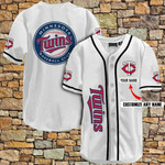 Personalize Baseball Jersey -  Minnesota Twins All Over Print Baseball Jersey for Fans - Baseball Jersey LF