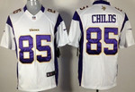 Nike Minnesota Vikings #85 Greg Childs White Game Jersey Nfl