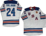 2010 Olympics Usa #24 Ryan Callahan White Jersey Nhl