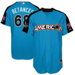 Men's American League New York Yankees #68 Dellin Betances Majestic Blue 2017 Mlb All-Star Game Home Run Derby Player Jersey Mlb