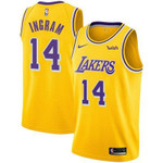 Nike Los Angeles Lakers #14 Brandon Ingram Gold Nba Swingman Icon Edition Jersey Nba