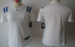 Nike Indianapolis Colts Blank White Limited Womens Jersey Nfl- Women's
