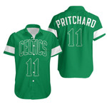 Celtics Payton Pritchard 2020-21 Earned Edition Green Jersey Hawaiian Shirt