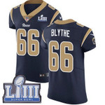 #66 Elite Austin Blythe Navy Blue Nike Nfl Home Men's Jersey Los Angeles Rams Vapor Untouchable Super Bowl Liii Bound Nfl