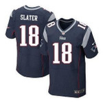 Men's New England Patriots #18 Matthew Slater Navy Blue Team Color Nfl Nike Elite Jersey Nfl