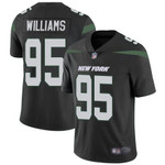 Jets #95 Quinnen Williams Black Alternate Men's Stitched Football Vapor Untouchable Limited Jersey Nfl
