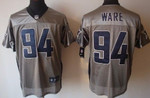 Nike Dallas Cowboys #94 Demarcus Ware Gray Shadow Elite Jersey Nfl