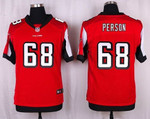 Men's Atlanta Falcons #68 Mike Person Red Team Color Nfl Nike Elite Jersey Nfl
