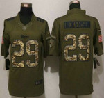 Men's St. Louis Rams #29 Eric Dickerson Green Salute To Service 2015 Nfl Nike Limited Jersey Nfl