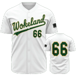 Wokeland Baseball Jersey | Colorful | Adult Unisex | S - 5Xl Full Size - Baseball Jersey Lf
