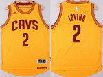 Cleveland Cavaliers #2 Kyrie Irving Revolution 30 Swingman 2014 New Yellow Jersey Nba