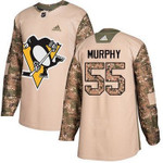 Adidas Penguins #55 Larry Murphy Camo 2017 Veterans Day Stitched Nhl Jersey Nhl