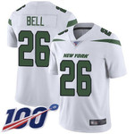 Jets #26 Le'veon Bell White Men's Stitched Football 100Th Season Vapor Limited Jersey Nfl