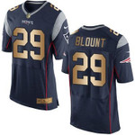 Nike Patriots #29 Legarrette Blount Navy Blue Team Color Men's Stitched Nfl New Elite Gold Jersey Nfl