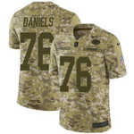 Nike Packers #76 Mike Daniels Camo Men's Stitched Nfl Limited 2018 Salute To Service Jersey Nfl