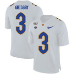 Pittsburgh Panthers 3 Nicholas Grigsby White 150Th Anniversary Patch Nike College Football Jersey Ncaa