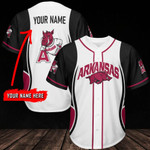 Personalize Baseball Jersey - Arkansas Razorbacks Personalized Baseball Jersey 304 - Baseball Jersey LF