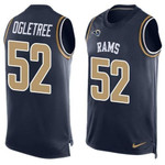 Men's Los Angeles Rams #52 Alec Ogletree Navy Blue Hot Pressing Player Name & Number Nike Nfl Tank Top Jersey Nfl