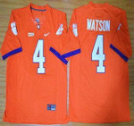 Clemson Tigers #4 Deshaun Watson Orange College Football Nike Limited Jersey Ncaa