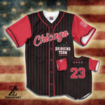 Chicago Drinking Team Baseball Jersey | Colorful | Adult Unisex | S - 5Xl Full Size - Baseball Jersey Lf
