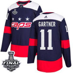 Adidas Capitals #11 Mike Gartner Navy Authentic 2018 Stadium Series Stanley Cup Final Stitched Nhl Jersey Nhl