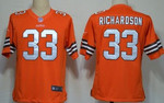 Nike Cleveland Browns #33 Trent Richardson Orange Game Jersey Nfl